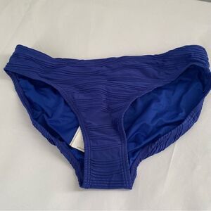 Calvin Klein Women’s Ruched Hipster Bikini Bottom Blue size S